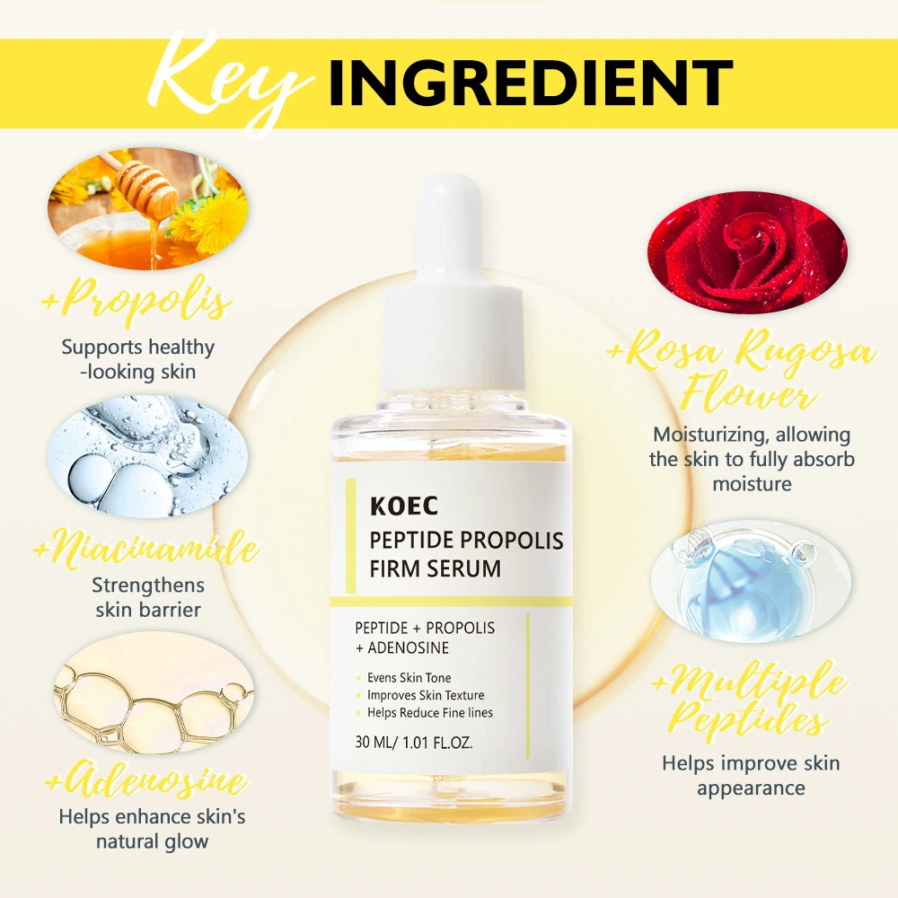 Эссенция для лица KOEC Peptide Propolis и HA‑Cica, 30 мл — укрепление и увлажнение