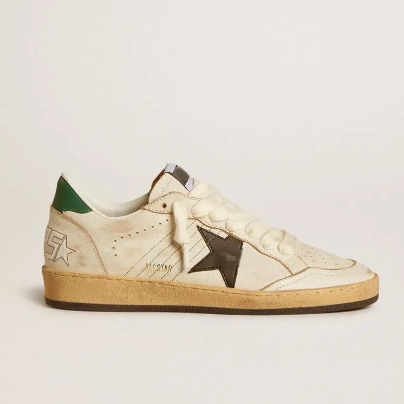 Coreano 2026 cuero hecho viejos zapatos sucios pareja zapatos de estrellas sucios zapatos casuales de moda de skate zapatos blancos pequeños