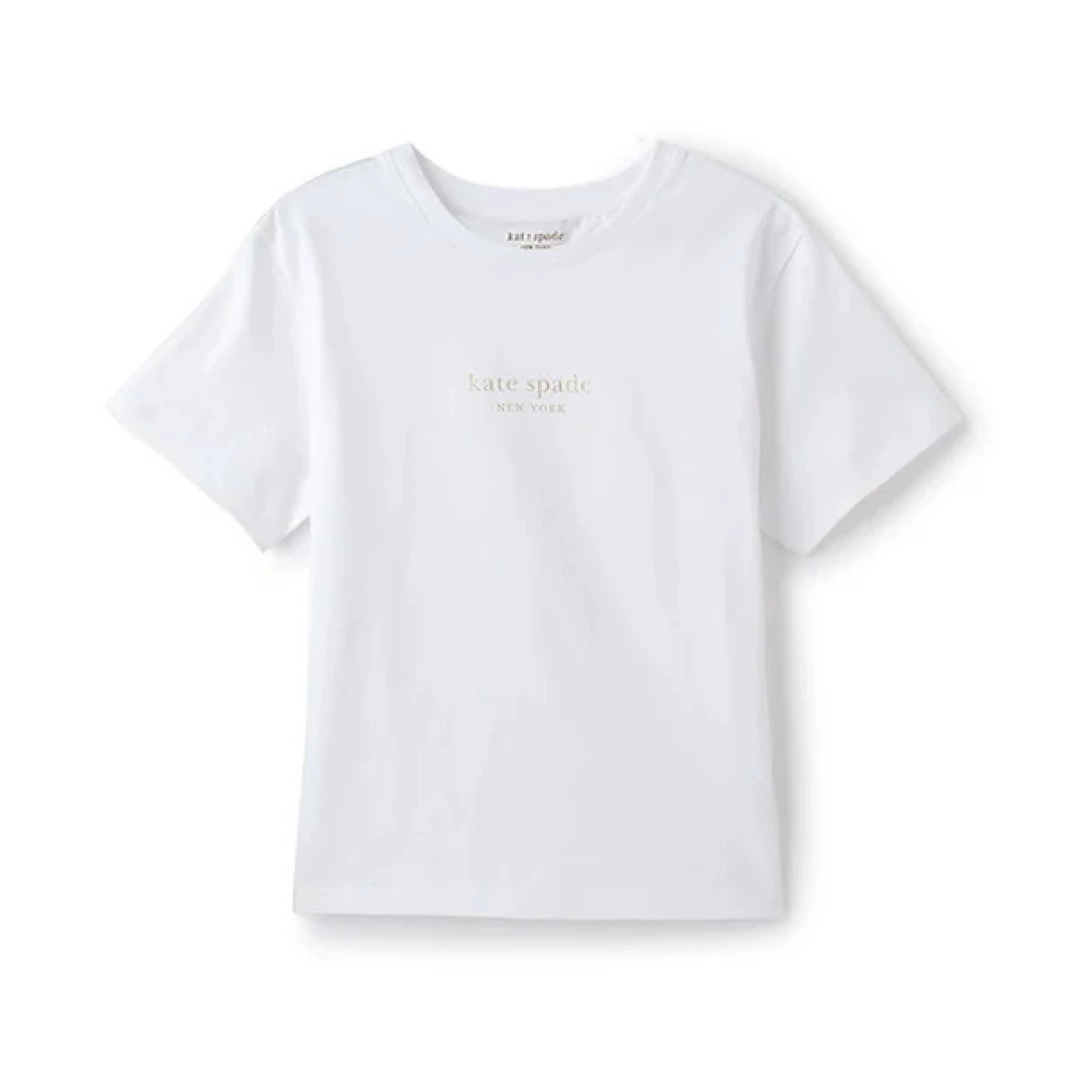 F0175 Spot KS simple small label T-shirt
