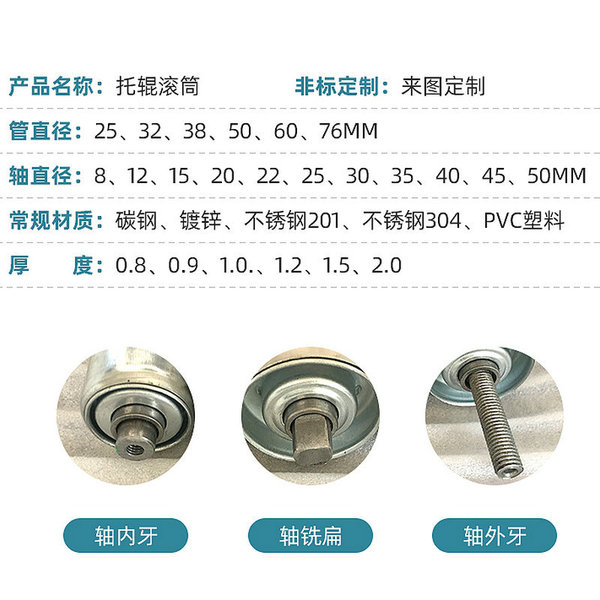 Dynamic drum galvanized roller roller active from the stainless…