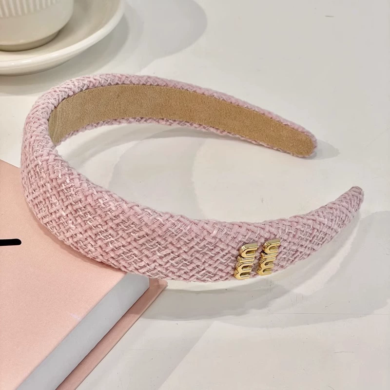 Повязка на голову, повязка в стиле Chanel, с подкладкой, высокое качество, варианты в разных цветах