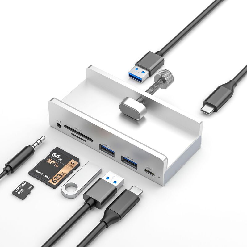 New Cross-Border Type-C Convenient Splitter Snap-On Card Reader Usb3.0 Multi-Interface Transmission Expansion Dock Belt
