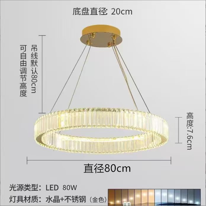 Nuevo edificio dúplex villa atmósfera de cristal candelabro apartamento loft salto candelabro escalera hueca candelabro de cristal