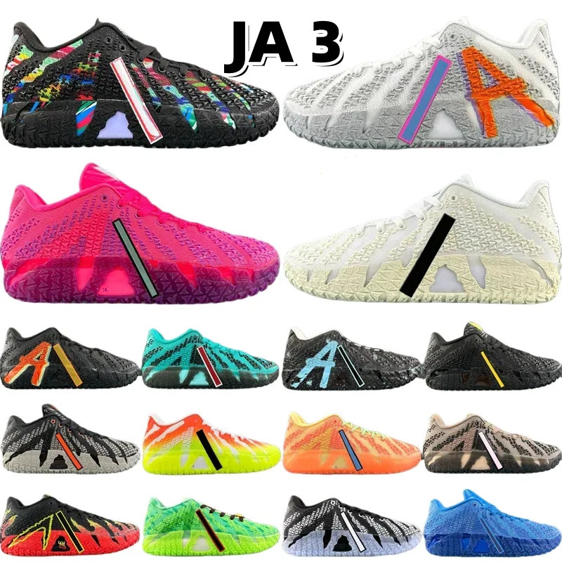 Foreign Trade Ja 3 Morant Third Generation Signature Sneakers, Non-Slip, Wear-Resistant, Anti-Twist, Men's Casual Sports Practical Basketball Shoes