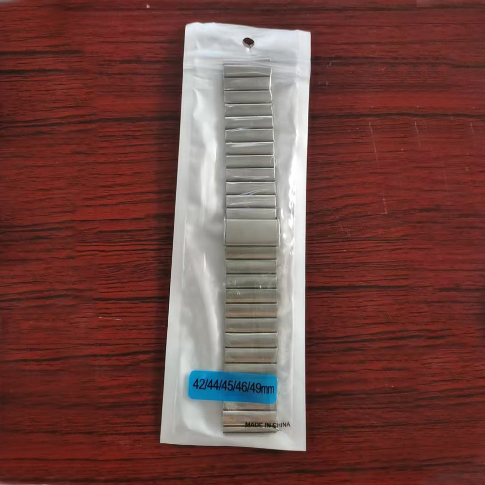 Carded bamboo joint steel band - silver