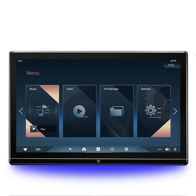 Ultra-thin 13.3inch ceiling-mounted Car display - black-customized-version-116-inch-8128g-with-sim