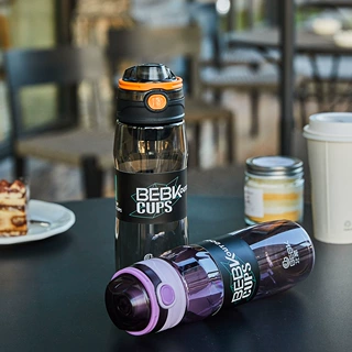 北氪bebk户外运动直饮塑料水杯带茶漏夏季便携男女生随手杯子太空