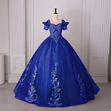 2025欧美跨境亚马逊彩色婚纱舞台演出服宴会晚礼服大摆蓬蓬裙成人