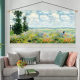 Van Gogh Oil Painting Tapestry Living Room Background Wall Hanging Cloth Horizontal Bedroom Bedside Fabric Hanging Painting Advanced Sense Shelter Decoration