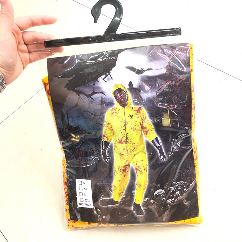 Europa y América Venta caliente de Halloween Cosplay ropa de protección Halloween embruja casa truco mono Zombie ropa