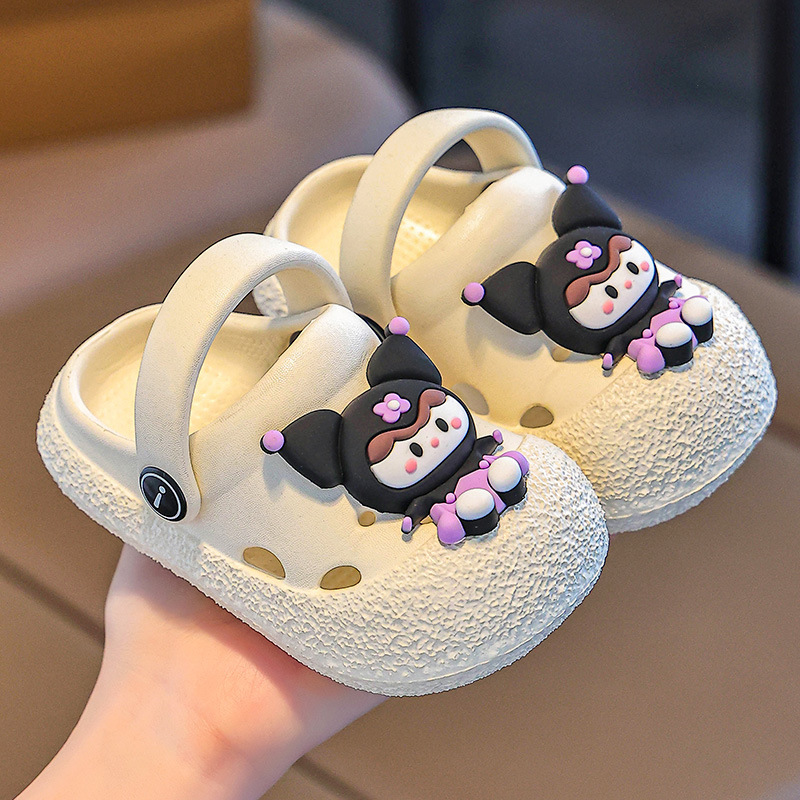 Bebé agujero zapatos de 1 año 3 interior impermeable contra colisiones zapatillas para niños de verano niños niñas zapatos de agujero para bebés pequeños