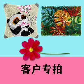 预售款跨境货源厂家直供手工DIY自定义段段绣（材料包）英文版