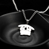 Cute pendant stainless steel, necklace, sweatshirt, sweater, accessory suitable for men and women, does not fade, wholesale