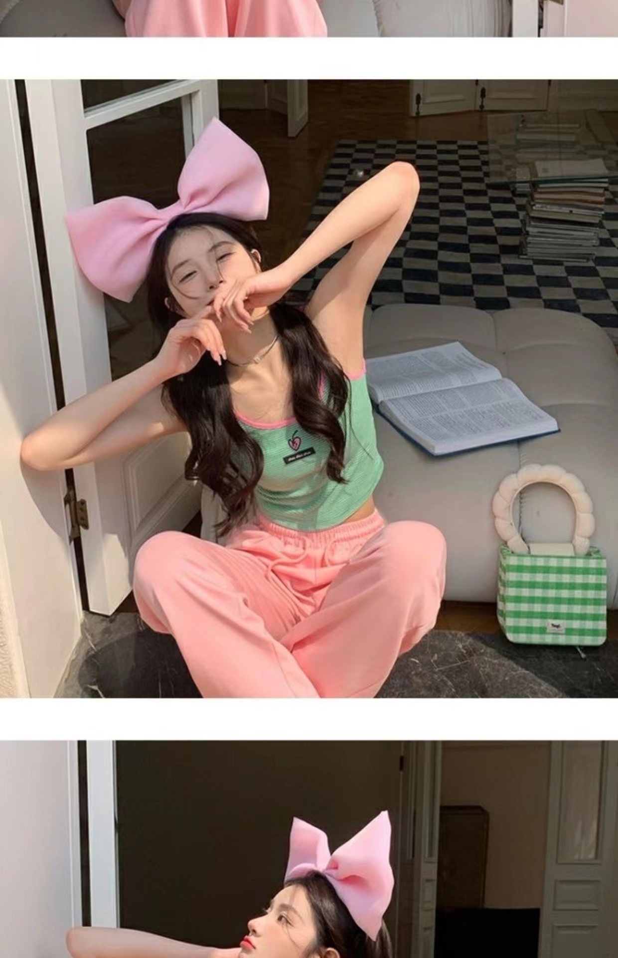 Holiday, Daily Occasion Bow Knot Pattern Women's Sweet IG Style Bow Knot Handmade Hair Band