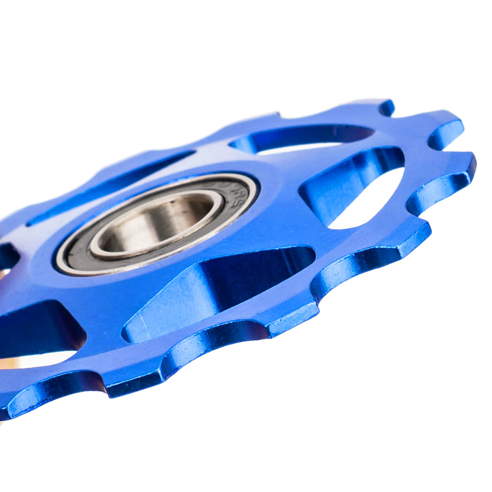 ZTTO bicicleta de carretera de montaña rodamiento trasero rueda de guía rodamiento de metal 13T accesorios de rueda de guía de transmisión de metal