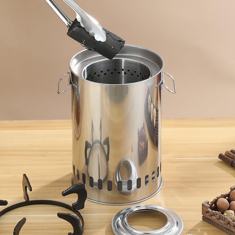 estufa de gasificación de leña estufa de fuego rural portátil sin humo estufa doméstica estufa de camping a prueba de viento al aire libre