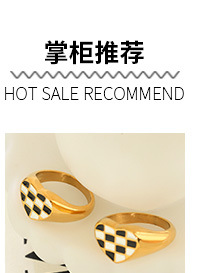 new stainless steel keel chain men and women hip-hop gold-plated necklace