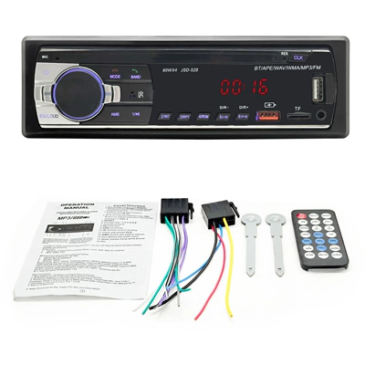 Car Mp3 Bluetooth Player, Smart Car mp3 - jsd-520-low-power-led-screen-colorful-90-long-hardware