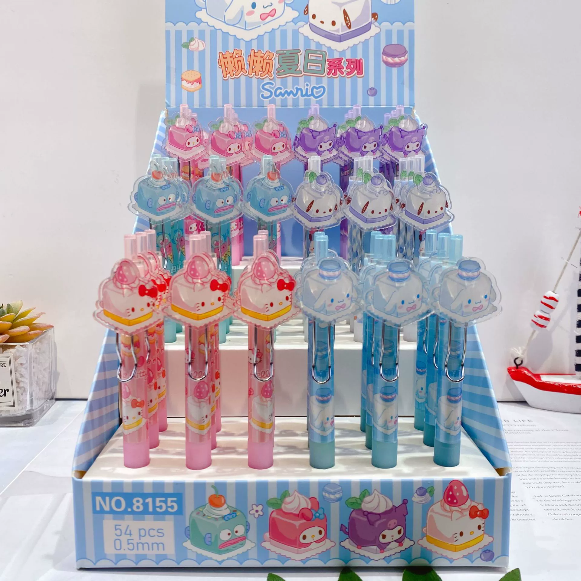  Cartoon slime for buttock skin, rollerball pen for elementary school students, cute stationery, Korean style, anti-stress