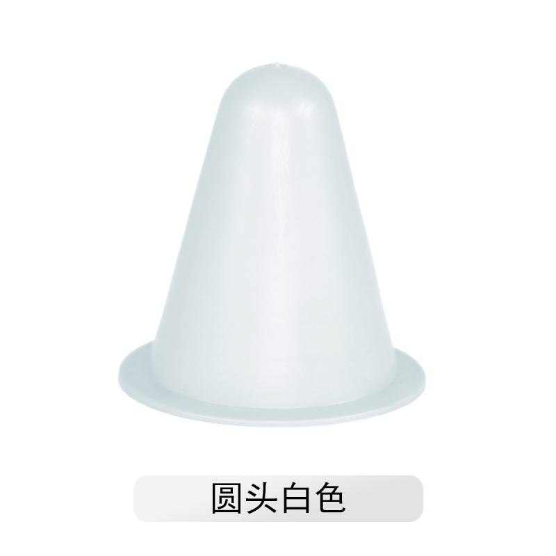 구멍 없는 롤러 스케이트 말뚝 흰색 1개