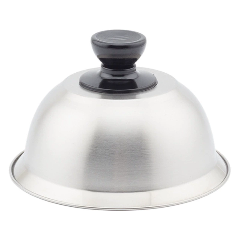 Утолщенная Крышка для бургера из нержавеющей стали Amazon 16 см маленькая крышка для стейка глянцевый песок из нержавеющей стали Маленькая Крышка для горшка