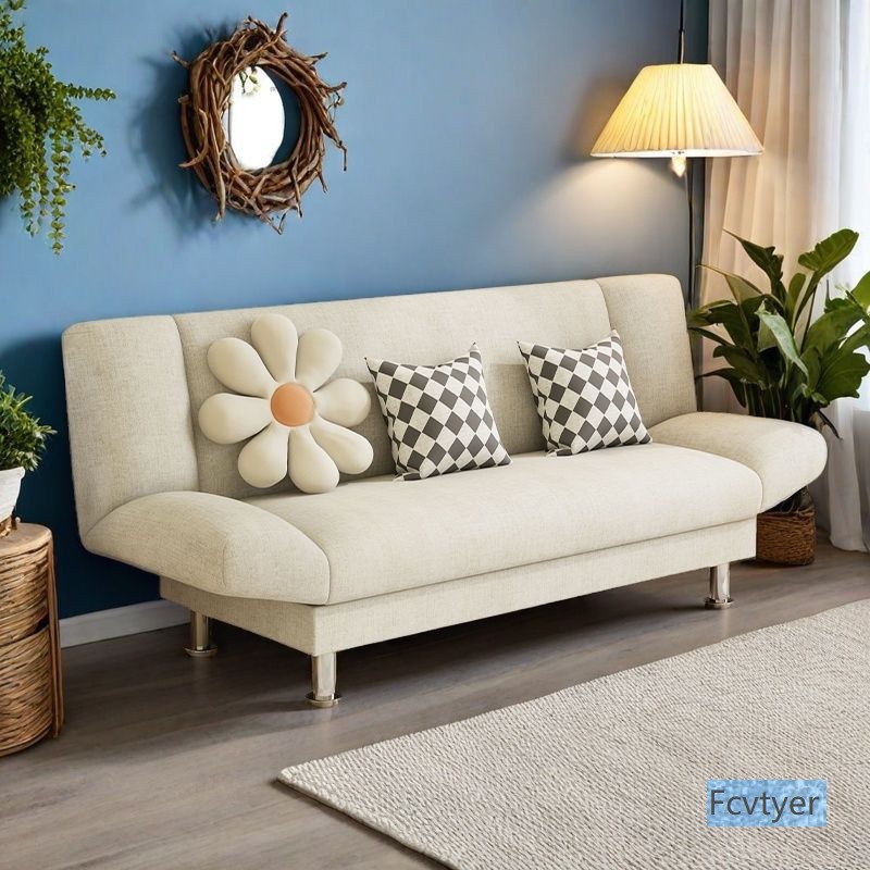Suxiaoqin Small Apartment New Fabric Sofa Leather Sofa No-Wash Simple Modern 2025 Cat Scratch Rental Small Sofa