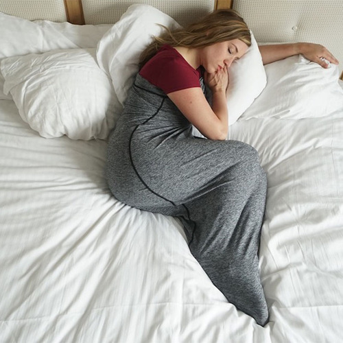 Happy Nappers new gravity blanket ultra-thin sleeping bag anti-kicking quilt safety belt hooded pajamas