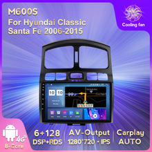 適用於現代聖達菲Santa Fe 06-15款 車載中控GPS導航無線carplay