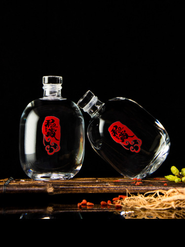 A947 wine bottle empty bottle liquor bottle sealed one pound packaging household good-looking glass small container storage wine pot