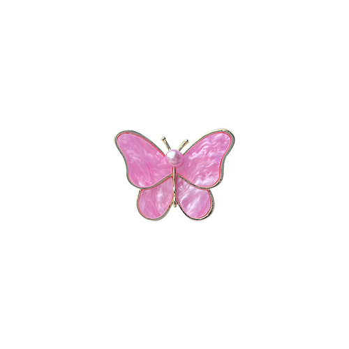  Mother-of-pearl Butterfly Brooch Women's High-end Niche Pearl Pin Corsage Clothing Sweater Accessories Manufacturer Wholesale
