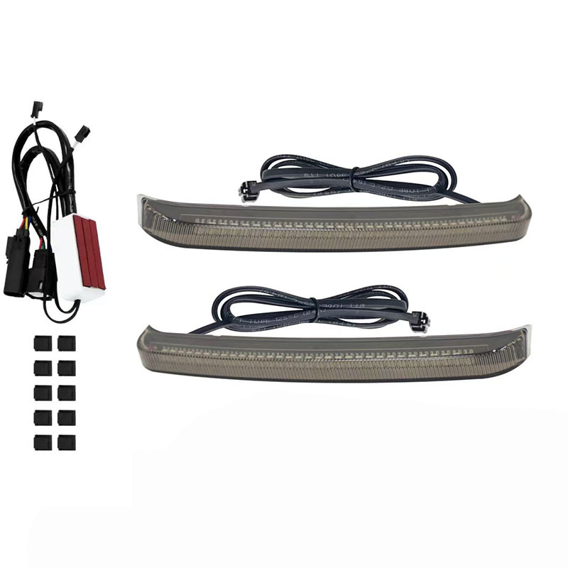Motorcycle Accessories Harley Glide Road King Side Box Turn Signal Led Tail Light Side Box Sequential Light Brake Light 14-23