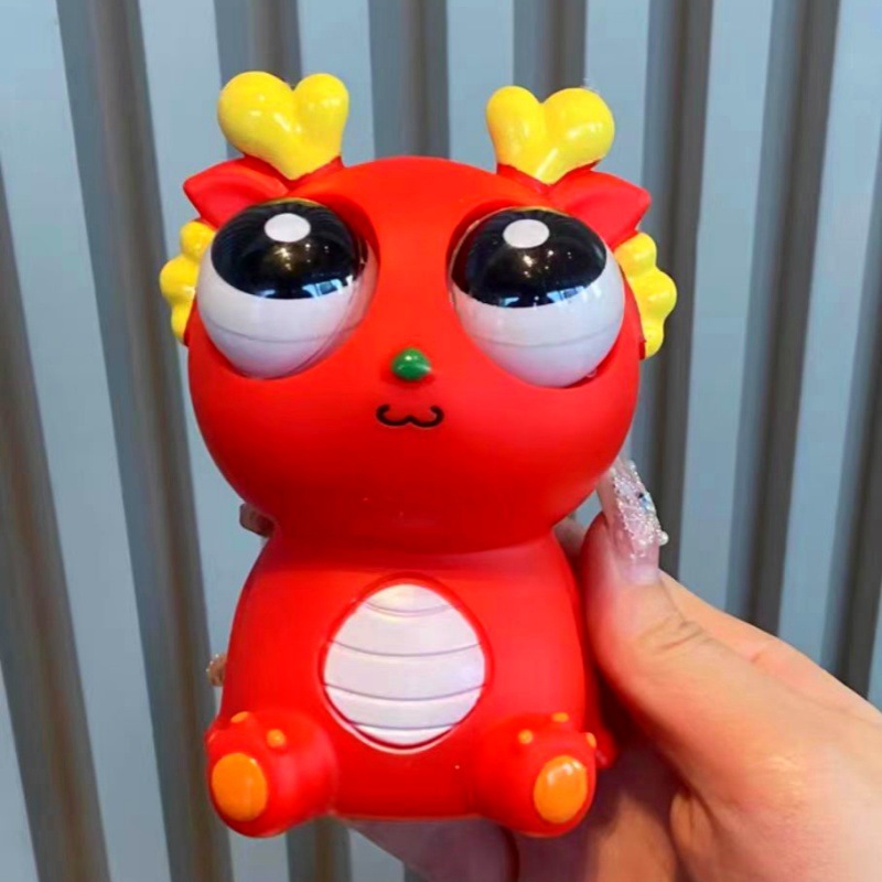 Creativo dragón de ojo pellizco juguete de descompresión extraña ventilación artefacto de descompresión juguete de muñeca de ojo pequeño dragón