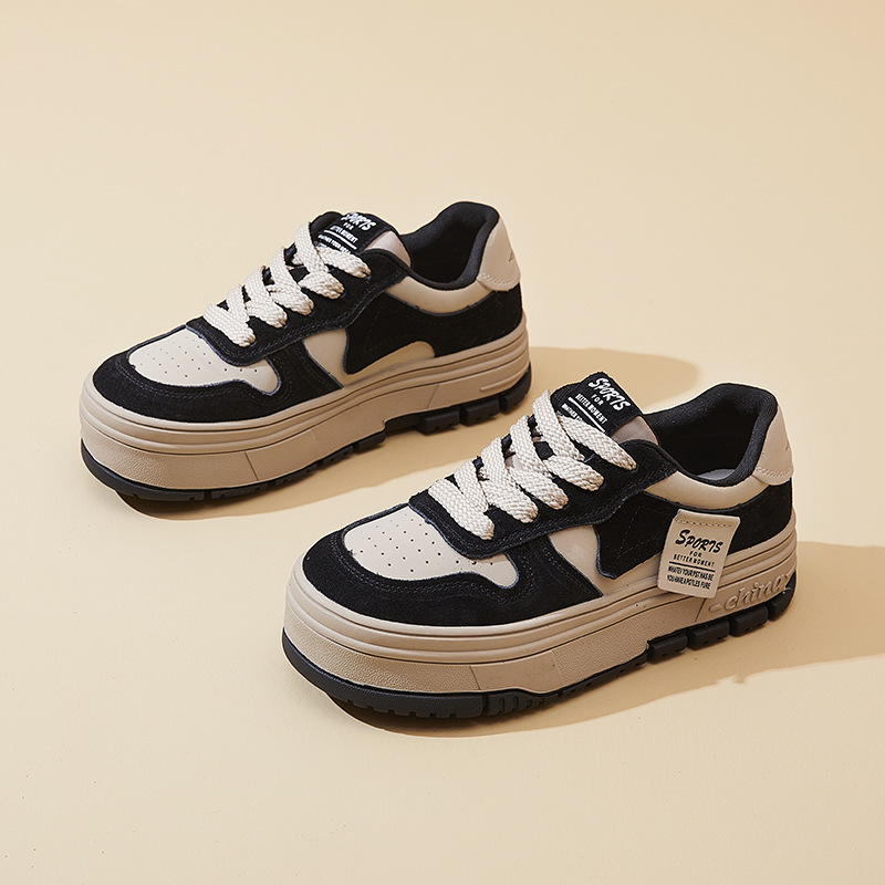 2024 Autumn New European Style Trendy Women's Sneakers, Korean Fashion Platform Sports Shoes 2024 Autumn New European Style Trendy Women's Sneakers, Korean Fashion Platform Sports Shoes