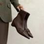 尖头弹力显瘦秋冬短靴