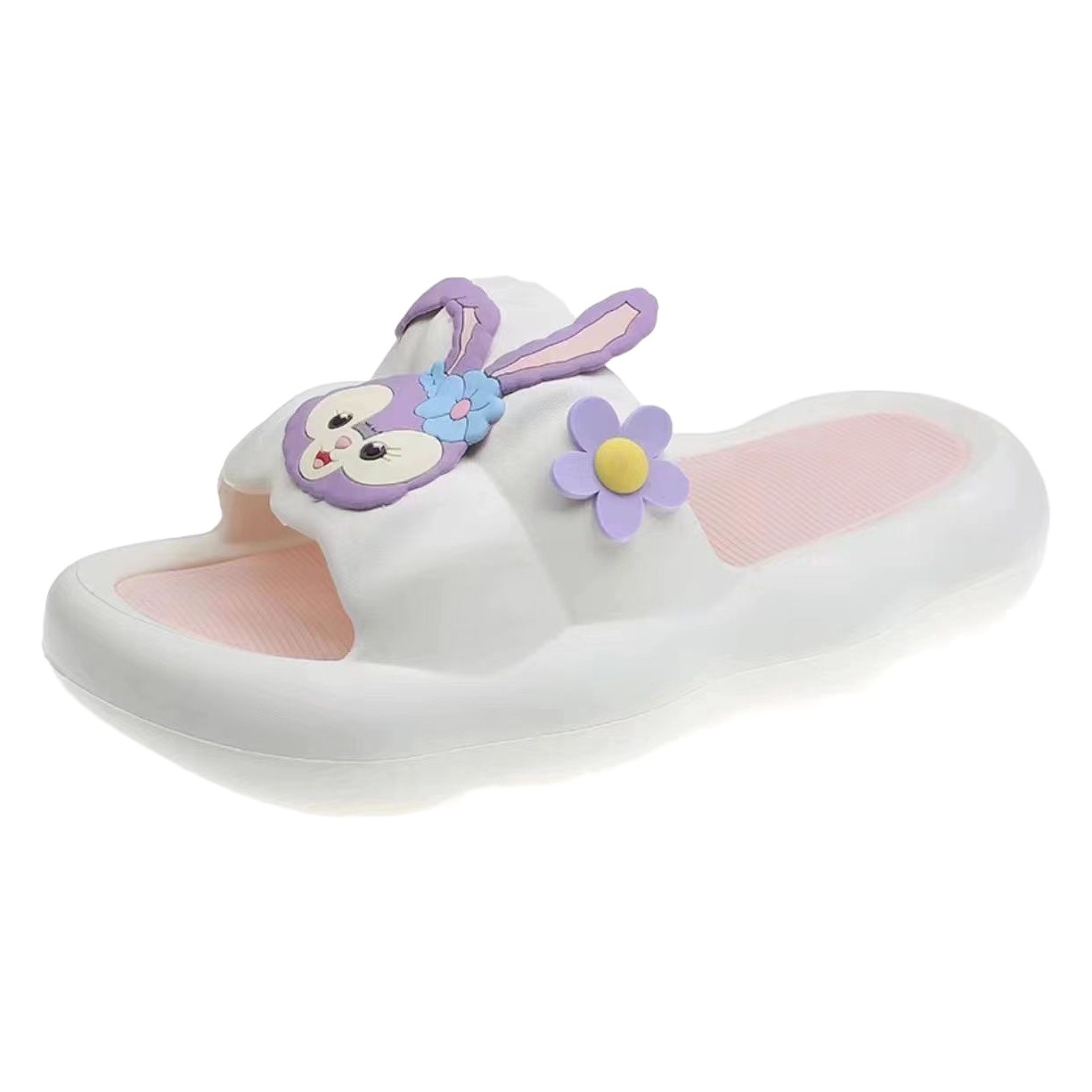 Cartoon cute slippers women's anti-slip thick bottom 2024 new summer outdoor sandals sweet fairy style