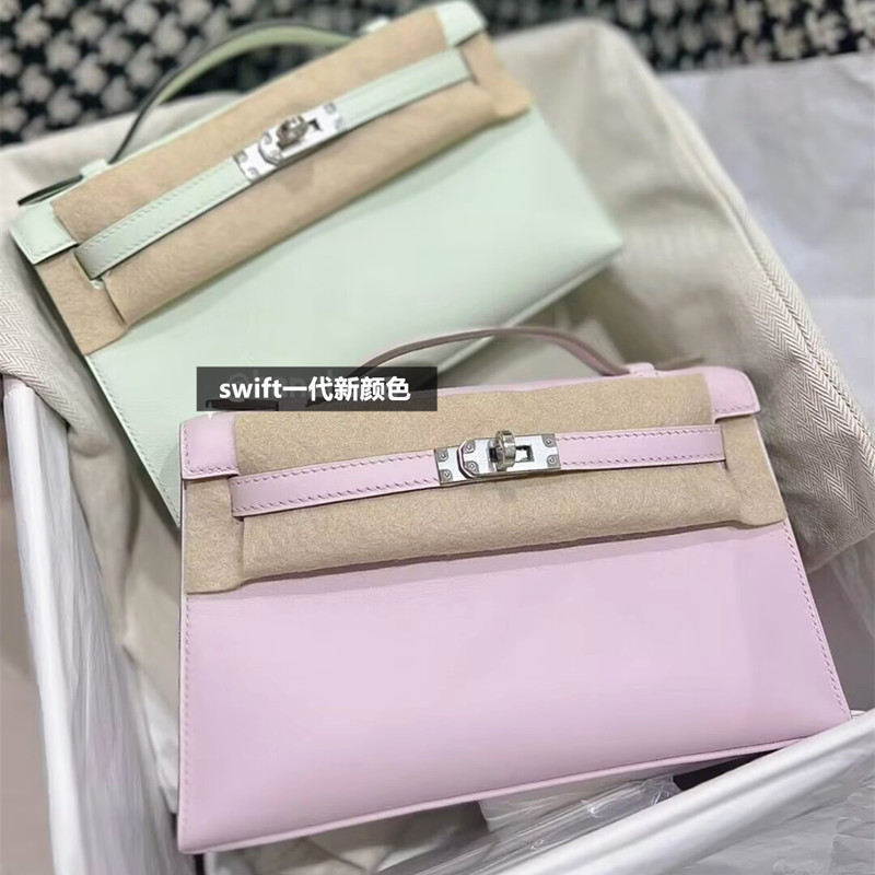 2022 New Top Swift Cowhide Classic Generation Kelly Bag Genuine Leather Portable Shoulder Crossbody Chain Women's Bag