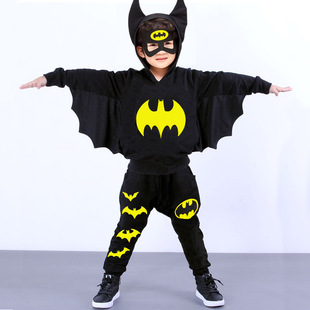Halloween masquerade costume Batman costume COS role play children performance costume anime suit