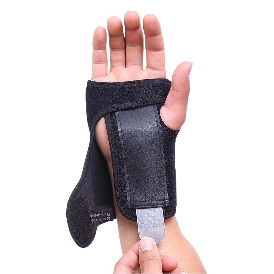 Outdoor Sports Protector Steel Plate Protection Wrist Protector Palm Protector Sports Fitness Equipment OK Fabric Carpal Bone Fixing Belt