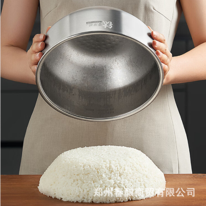 美的电饭煲电饭锅纯钛0涂层4升3-8人无涂层IH加热双热源MB-HS412|undefined
