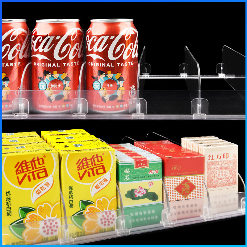 商超连锁超市货架商品展示板陈列道具分隔卖场陈列隔断板宽可调节