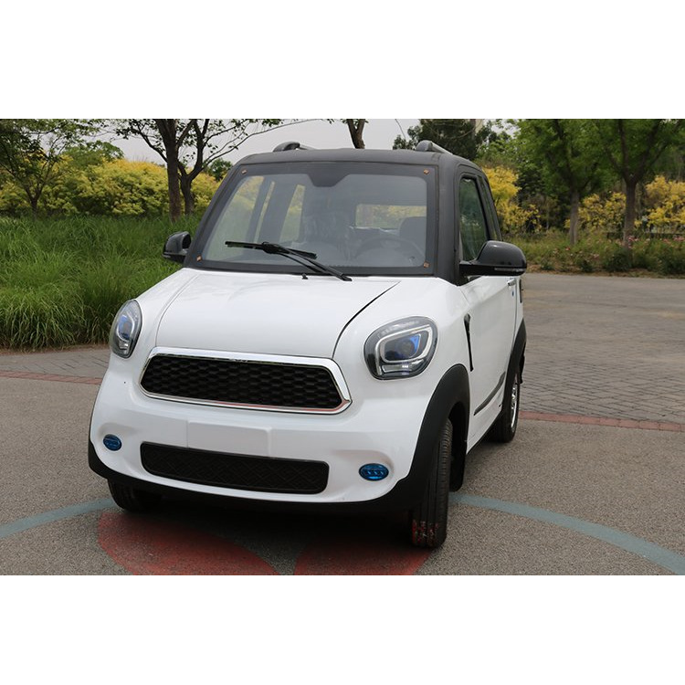 6 carcasa de hierro completamente cerrada cuatro asientos vehículo de patrulla eléctrica núcleo de energía conducir cómodo vehículo eléctrico de cuatro ruedas adulto de baja velocidad