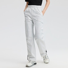 新国标压胶防水软壳冲锋裤女保暖加绒防风户外防寒登山滑雪裤男