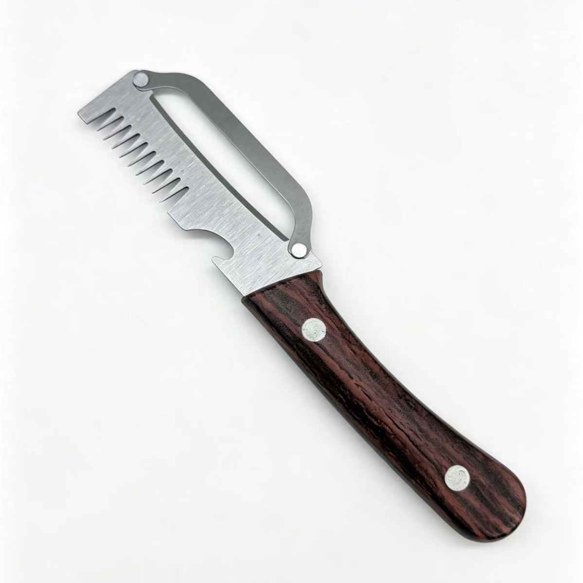 Nuevo cuchillo de corte multifuncional de acero inoxidable 3 - en - 1 cortador de cebolla raspador raspad