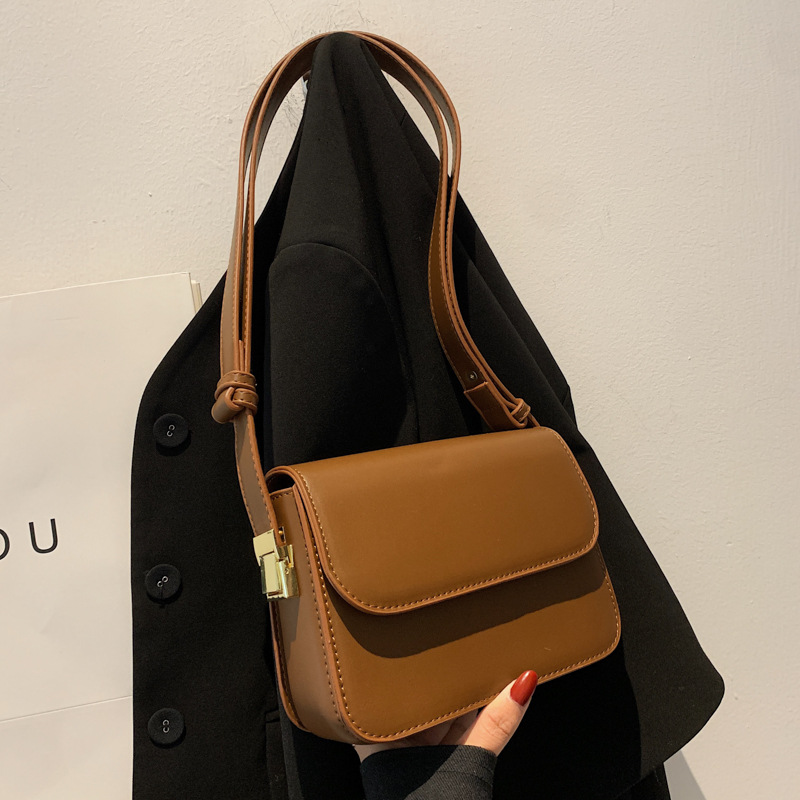 Autumn Internet celebrity foreign style small bag women's bag 2021 new trendy fashion popular crossbody bag versatile single shoulder small square bag
