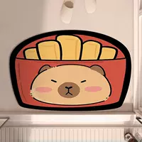 Коврики для пола из диатомовой грязи с рисунком Capibala, бытовые коврики для ванной комнаты, впитывающие коврики для ног в ванной комнате, коврики для входных дверей оптом