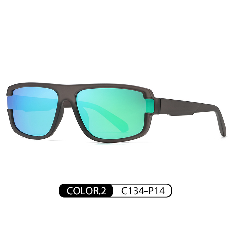 Gafas de sol polarizadas de moda europea y americana gafas de sol de marca de moda coloridas de los hombres TR7536 conductor conducción gafas de sol antideslumbrantes