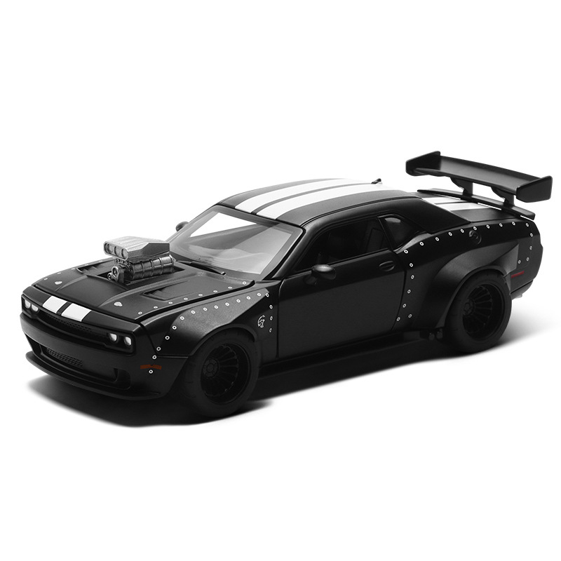 CCA genuino 1:36 Dodge Challenger coche modificado modelo de coche de aleación modelo de montaje juguete educativo recomendación transfronteriza