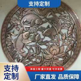 厂家供应铜板浮雕雕刻文字仿古拉丝做旧蚀刻加工切割镂空花纹铜片