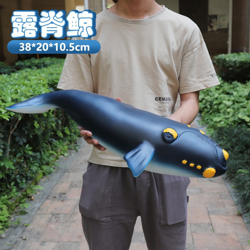 Dolphin, animal marino, gran tiburón, niño, juguete, simulación de goma suave, niño, mundo submarino, modelo de ballena al por mayor