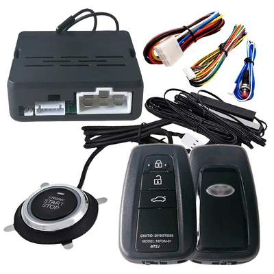 Car anti-theft device — Preheating Refrigeration Car Anti-theft - pke-starts-without-flashing-light-with-q12-remote-control